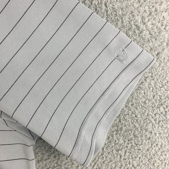 Pro Tour Shirt Mens Extra Large Gray‎ Stripe Coolplay Golf Polo Golfer Casual - Picture 3 of 10